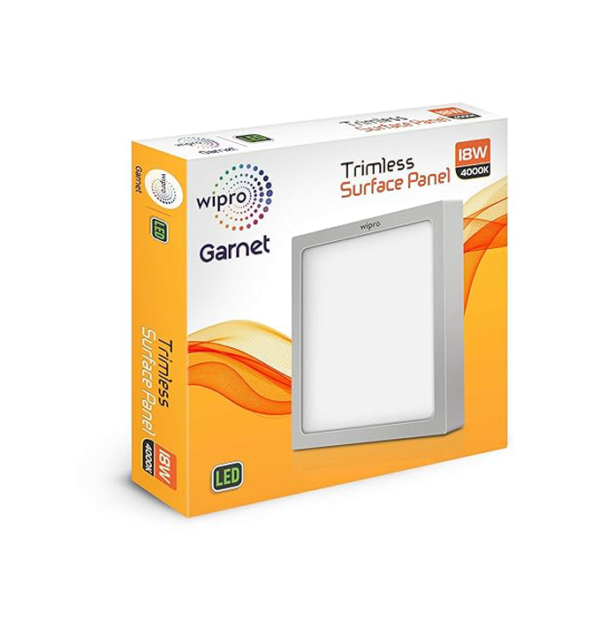 Wipro Garnet Trimless Surface Panel Light